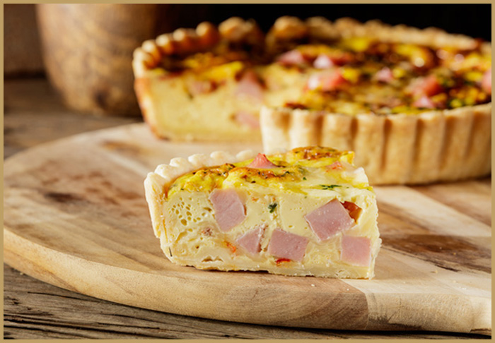 Classic Ham and Cheeses Quiche